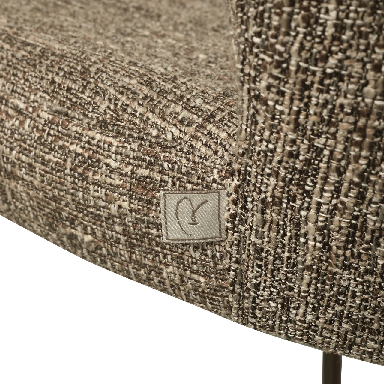 Counterstoel Odarby Brown Tweed Fire Retardant - Afbeelding 5