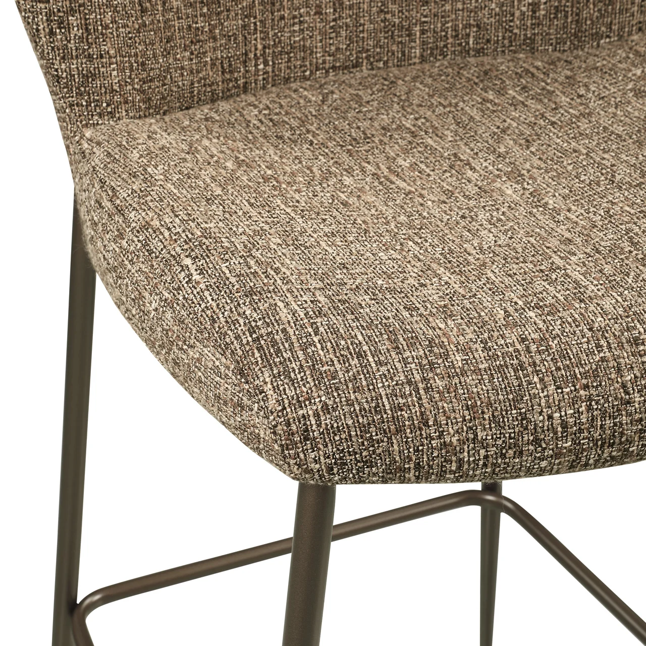 Counterstoel Odarby Brown Tweed Fire Retardant - Afbeelding 3