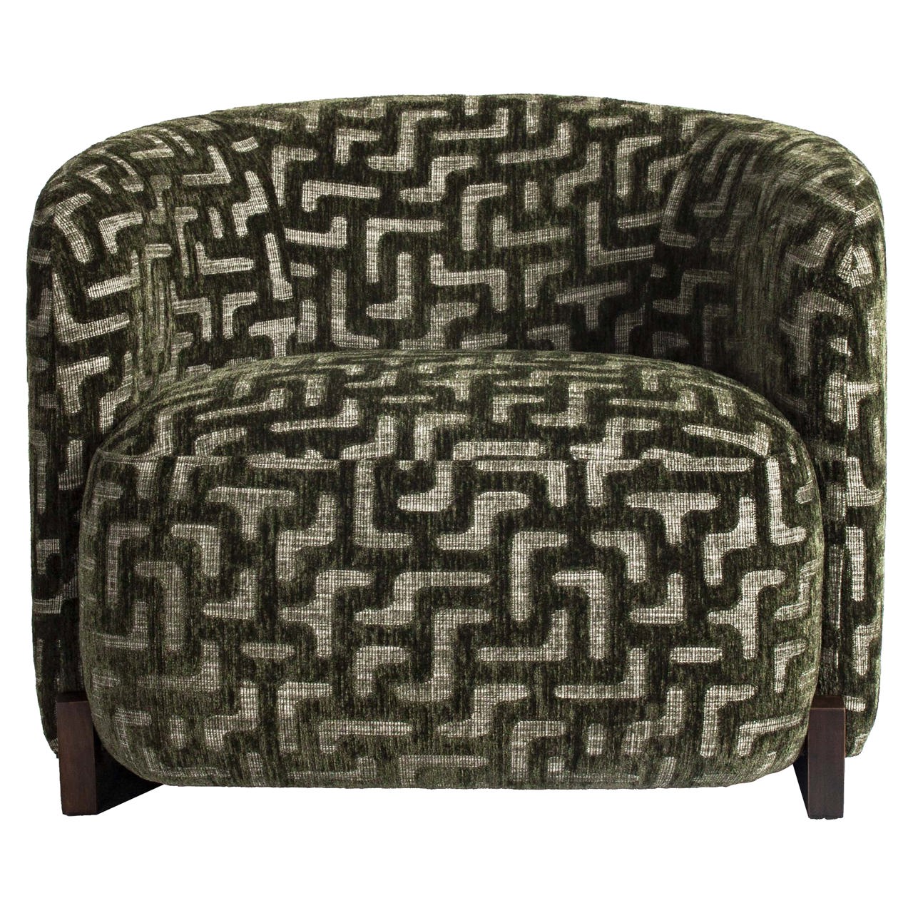 Lounge Stoel Hannah Moss Labyrinth Fire Retardant - Afbeelding 3