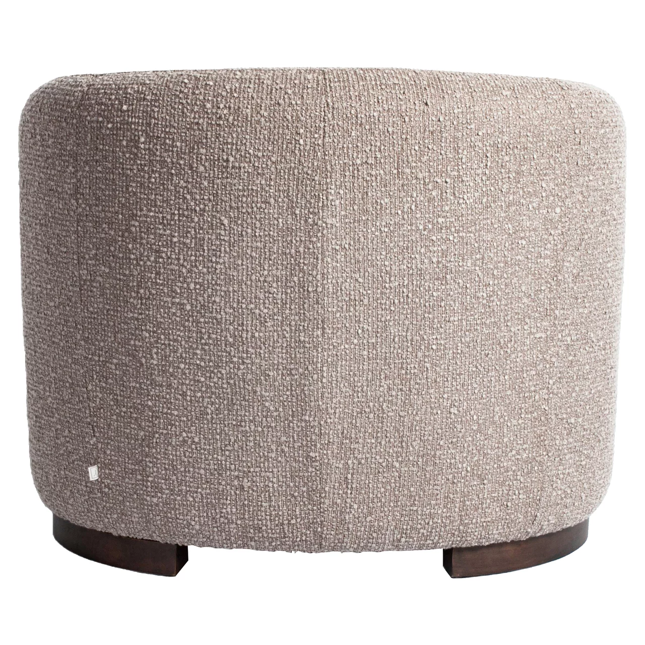Lounge Stoel Hannah Mocca Chunky Fire Retardant - Afbeelding 4