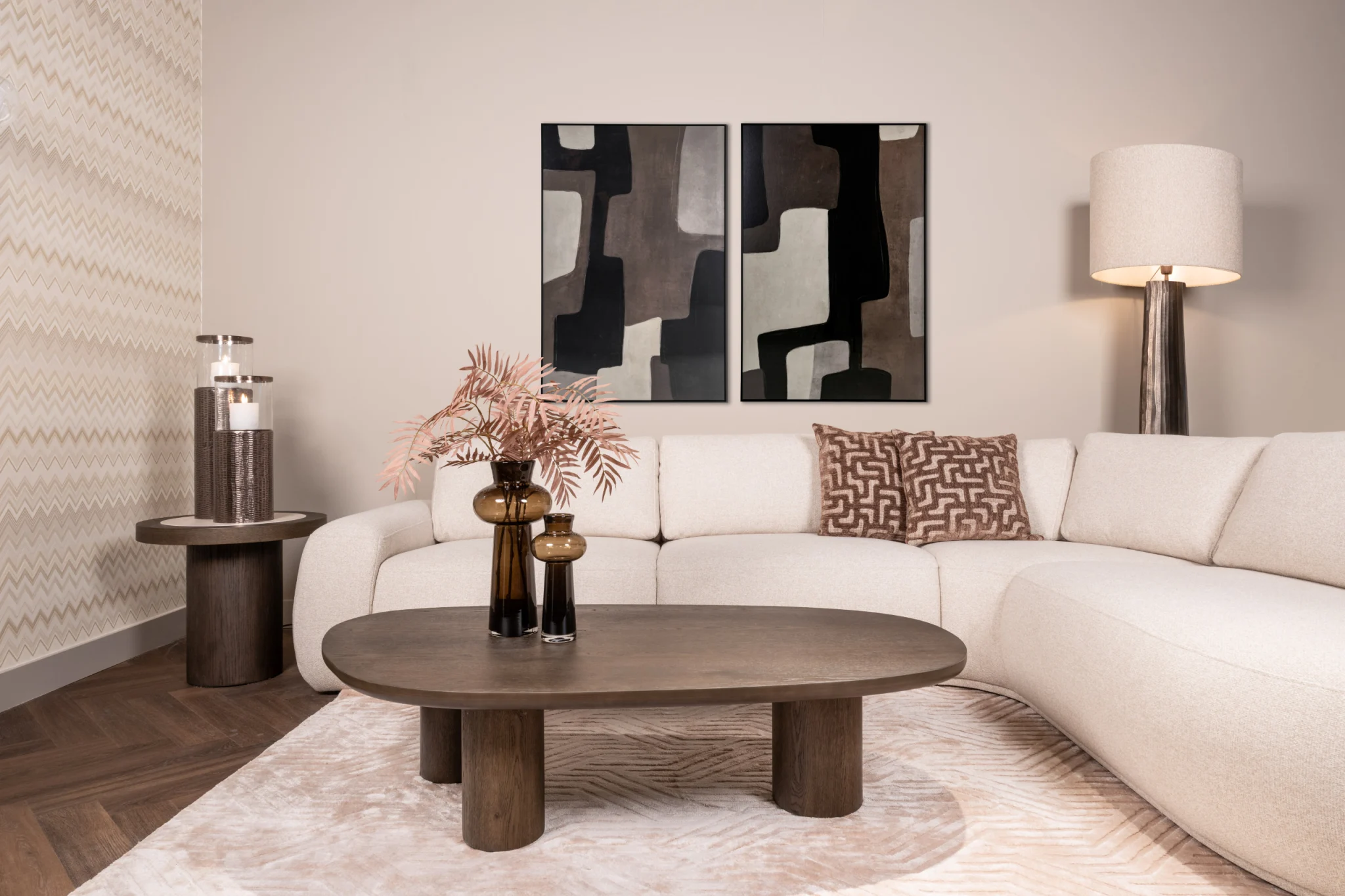 Windlicht Faylen Bronze L - Afbeelding 5