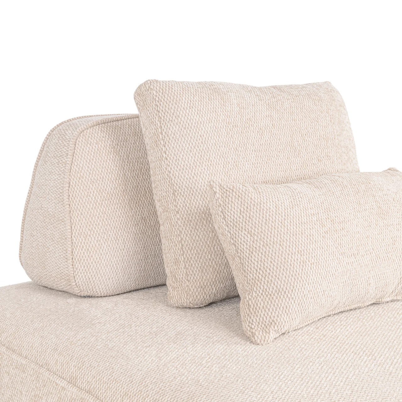 Bank Tudor Natural Boldweave 1-Seater Movable Backrest - Afbeelding 4