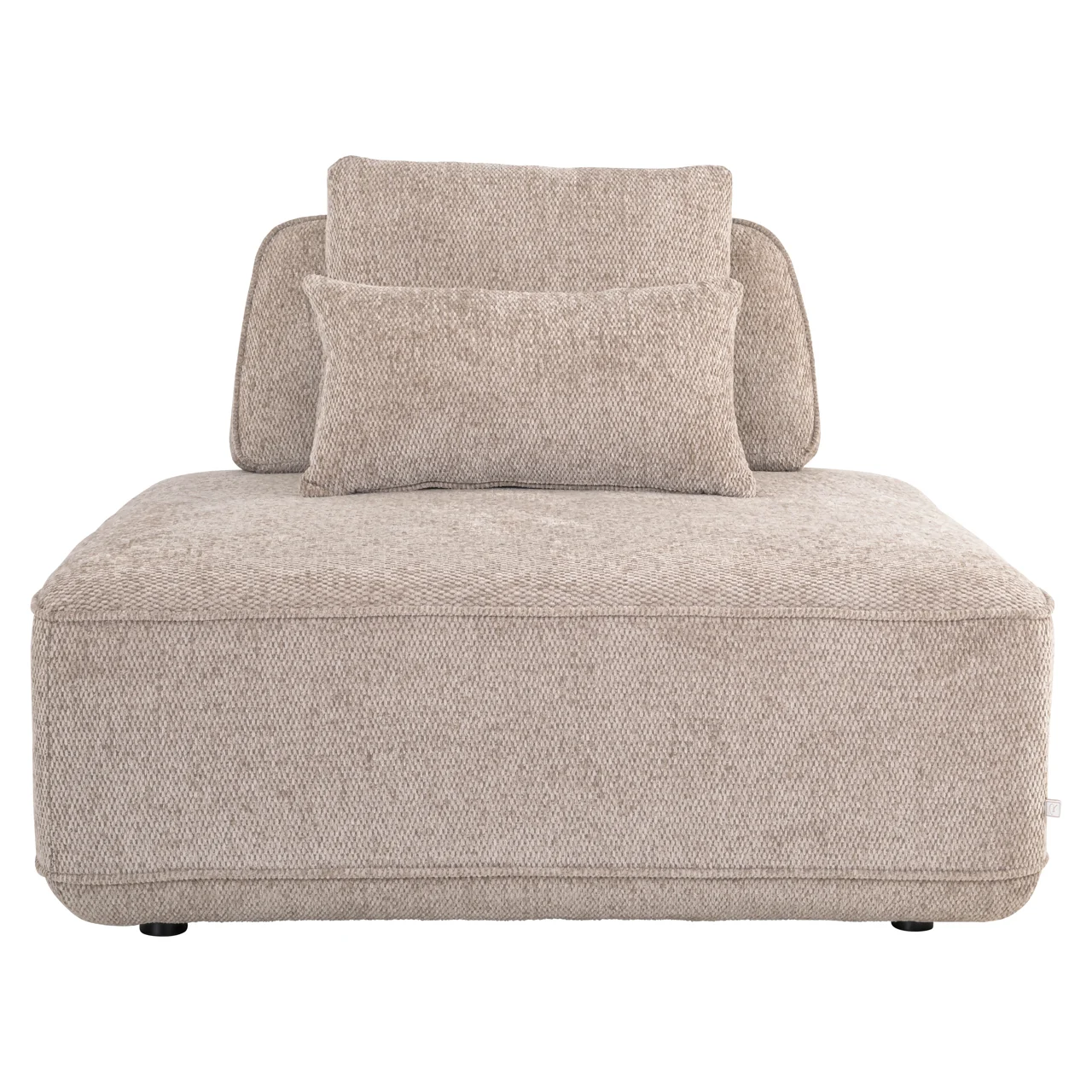 Bank Tudor Mocca Boldweave 1-Seater Movable Backrest - Afbeelding 2