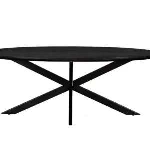 Jesper Oval Black 240 Cm