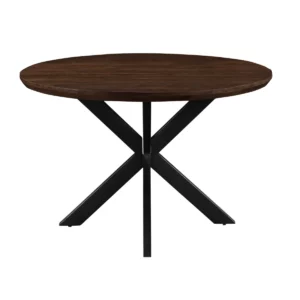 Jesper Round Brown 120Cm
