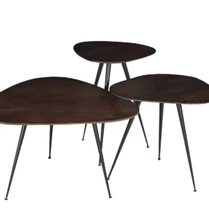 Alternative view of Brix Loua Brown Set Of 3