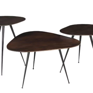 Brix Loua Brown Set Of 3