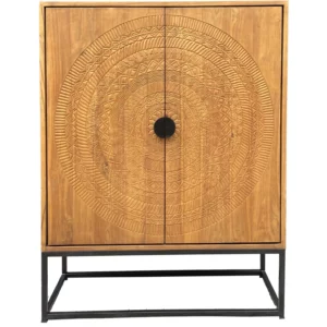 Carved Cabinet 140Cm