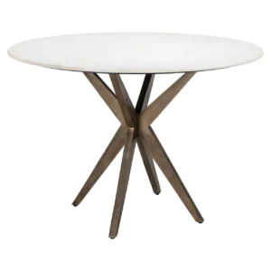 Eettafel Maisy White 114Ø