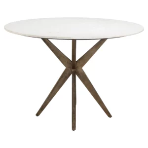 Alternative view of Eettafel Maisy White 114Ø