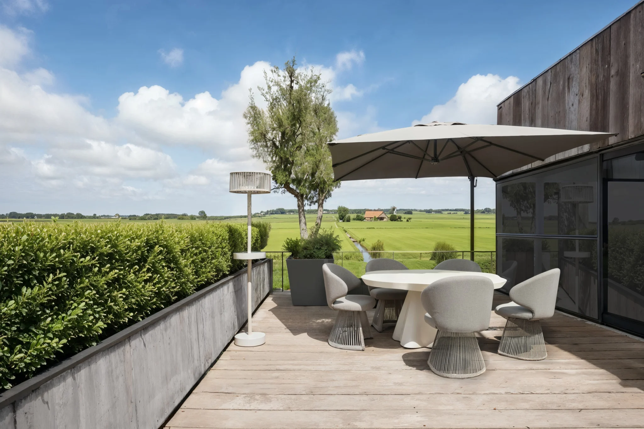 Outdoor Eetkamerstoel Nuba Greige Alpine - Afbeelding 10