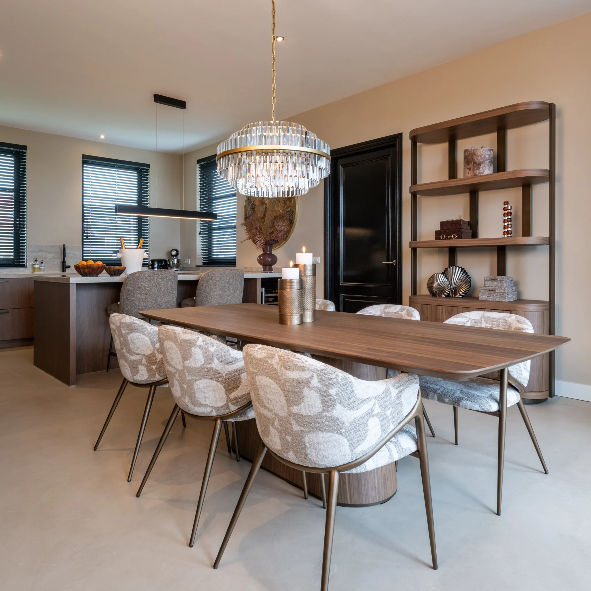 Eettafel Windsor Walnut 230 - Afbeelding 4