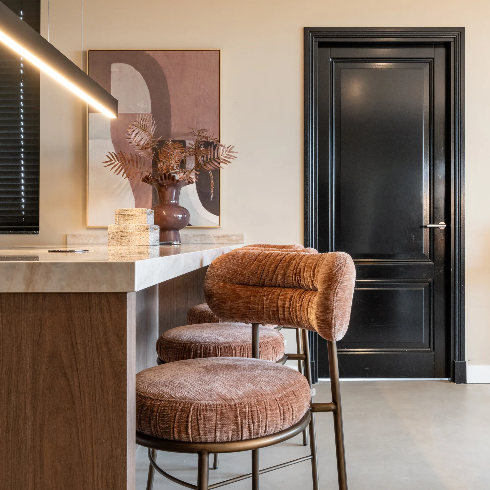 Counterstoel Encanto Be Straight Mocha Mousse - Afbeelding 9