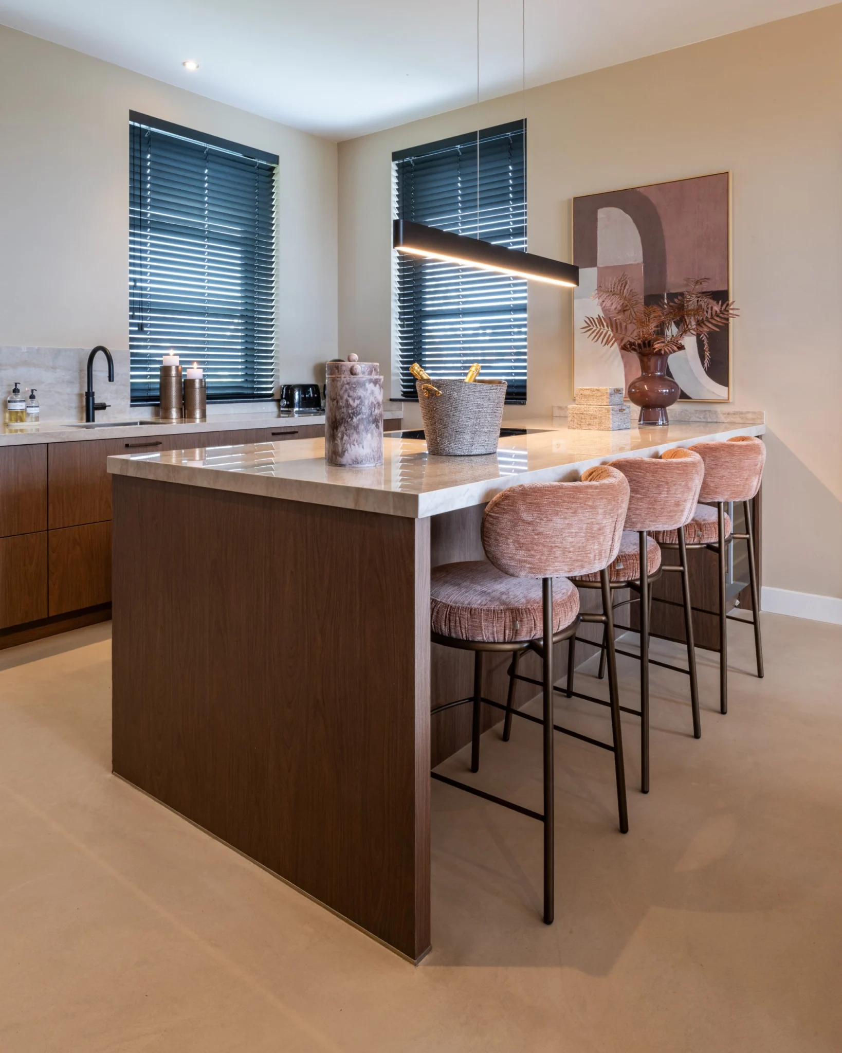 Counterstoel Encanto Be Straight Mocha Mousse - Afbeelding 8