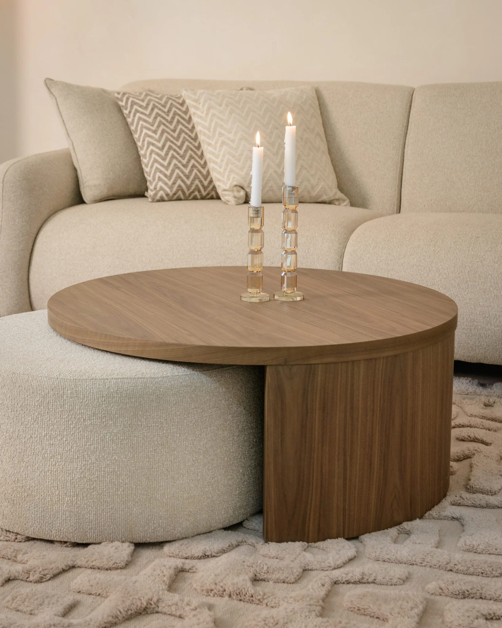Salontafel Windsor Walnut Lodge Desert Fire Retardant (Set Of 2) - Afbeelding 9
