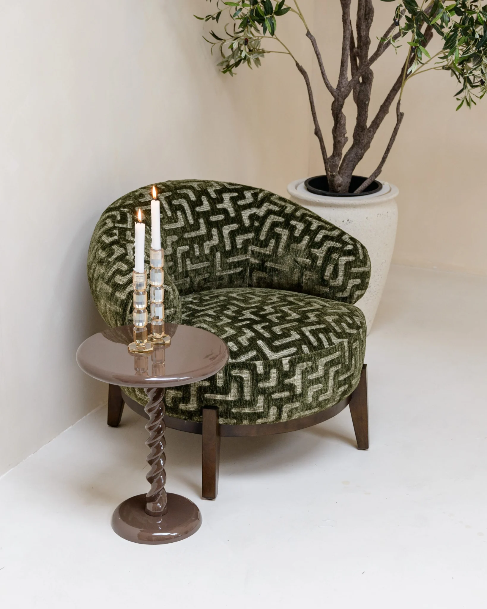 Kandelaar Dita Champagne Small - Afbeelding 4