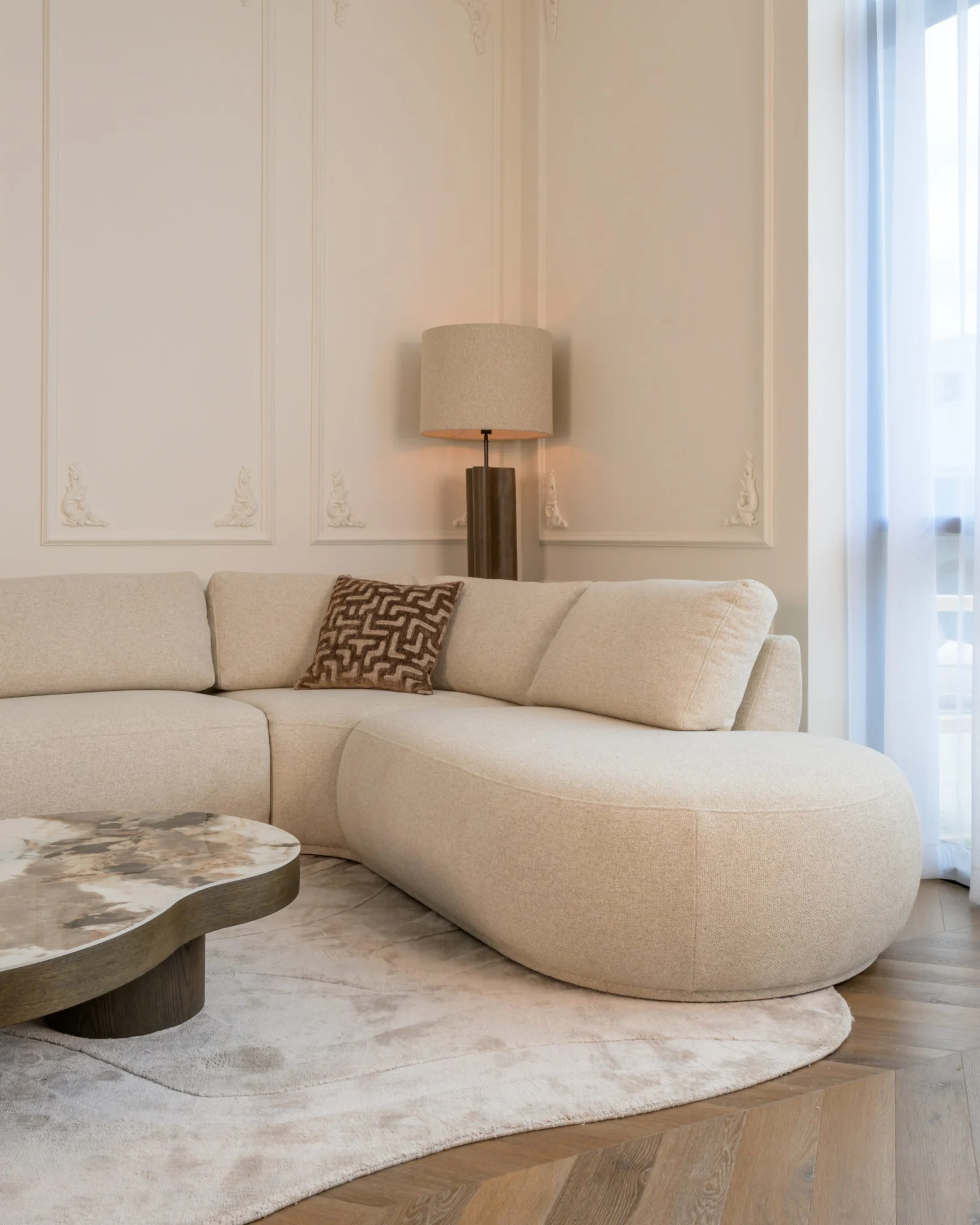 Vloerlamp Jamy Walnut - Afbeelding 3