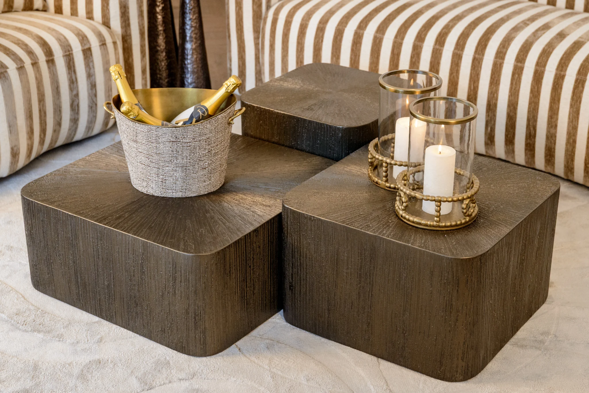 Salontafel Cubes Brunzae (Set Of 3) - Afbeelding 7