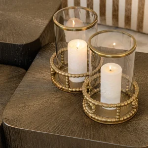 Alternative view of Windlicht Mile Brass Antique