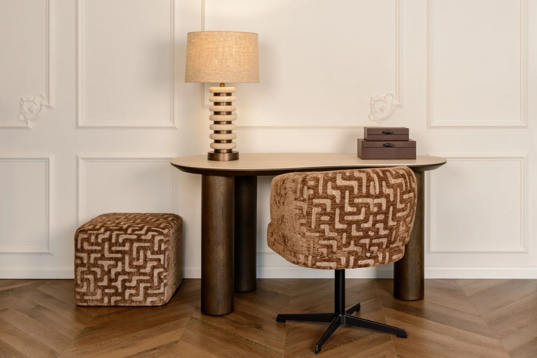 Opbergdoos Billie Dark Brown Large - Afbeelding 9