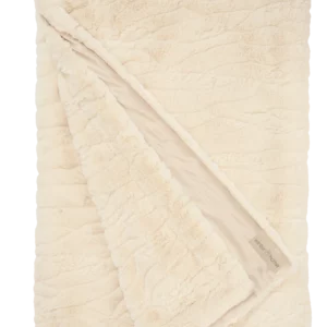 Bontplaid 'Fennec' Ivory - 140 X 200 Cm