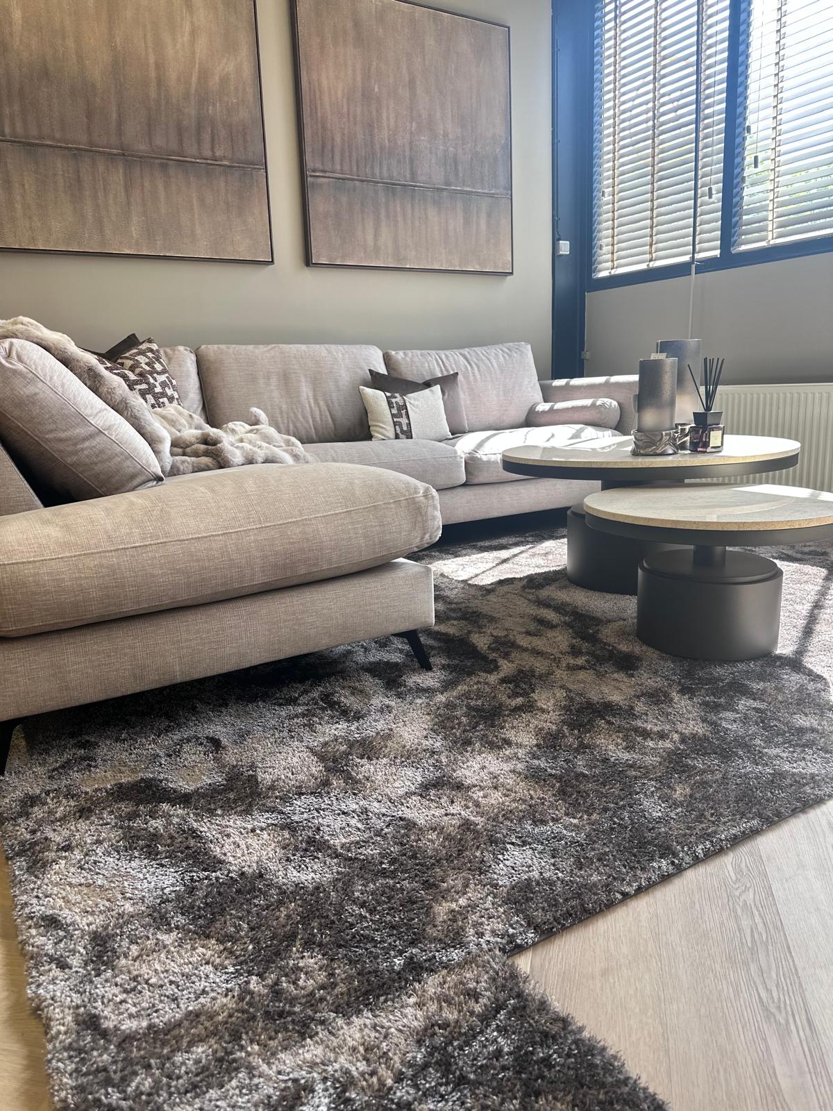 Luxuey Salento Soft - Vloerkleed Hoogpolig - Effen Tapijt - Afbeelding 6