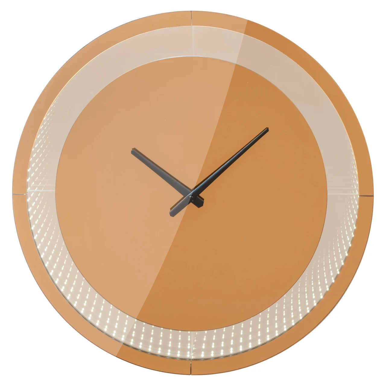Wandlamp Julia Brown - Led Clock - Afbeelding 2