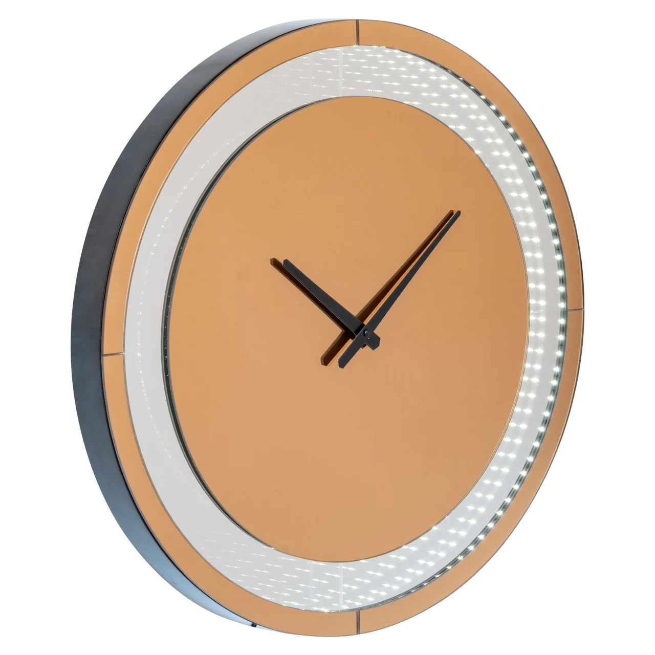Wandlamp Julia Brown - Led Clock - Afbeelding 3