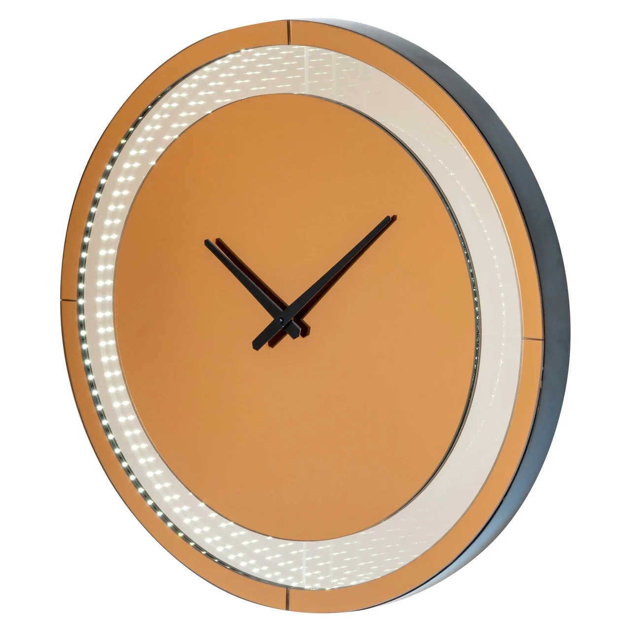 Wandlamp Julia Brown - Led Clock - Afbeelding 4