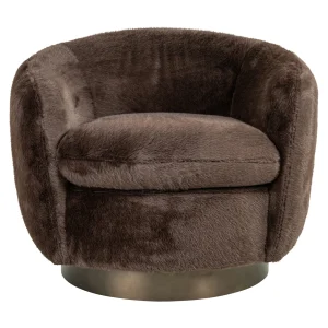 Alternative view of Lounge Stoel Colmar Chocolat Fluffy Swivel