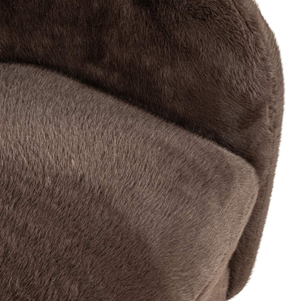Lounge Stoel Colmar Chocolat Fluffy Swivel - Afbeelding 5