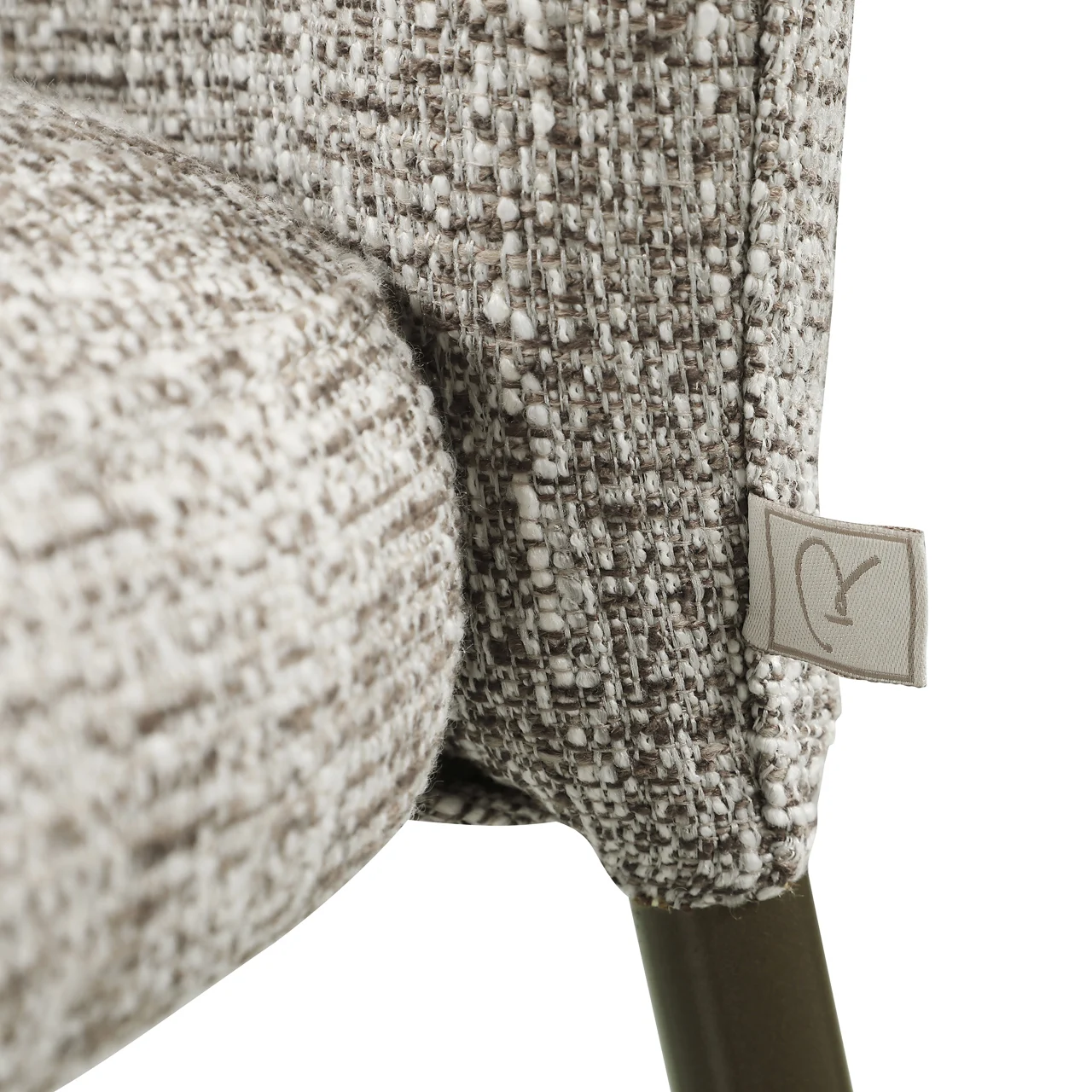 Eetkamerstoel Stacker Earth Tweed Fire Retardant (Set Of 2) - Afbeelding 9
