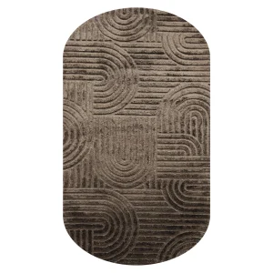 Vloerkleed Liff Dark Brown 200X350
