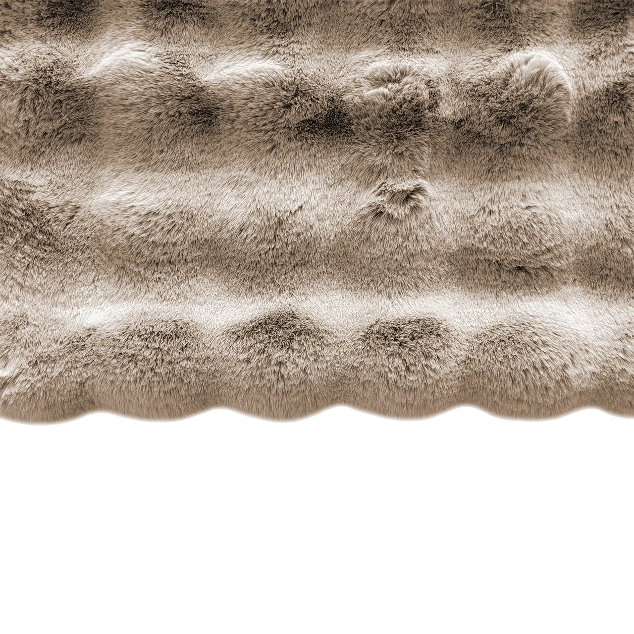 Plaid Nordic Plush Beige 150X200 - Afbeelding 4