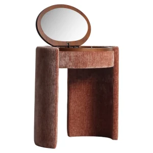Alternative view of Bureau Roxenne Blossom Chenille Dressing Table
