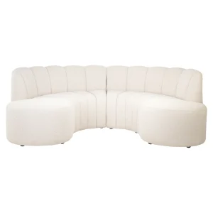 Alternative view of Eetkamer Bank Landmark Lodge Desert Round - Fully Upholstered (Set Of 2)