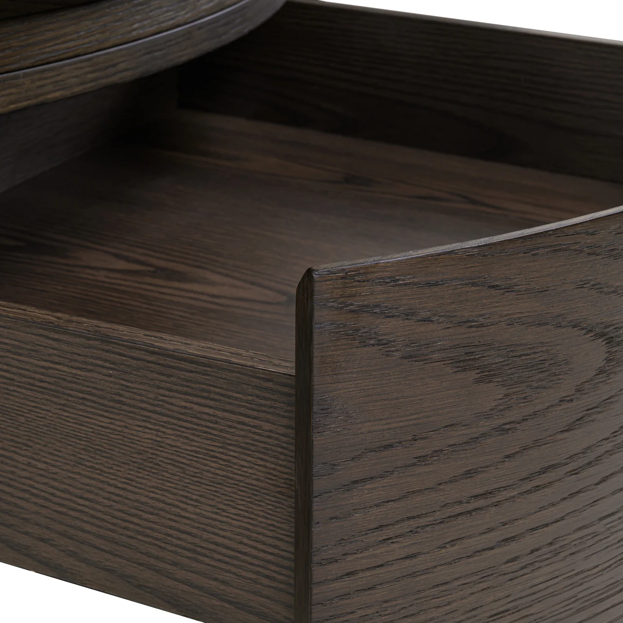 Salontafel Langford Brown 90Ø 1-Drawer - Afbeelding 7