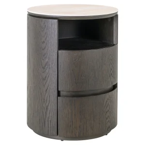 Nachtkastje Nando Brown 2-Drawers