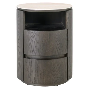 Alternative view of Nachtkastje Nando Brown 2-Drawers