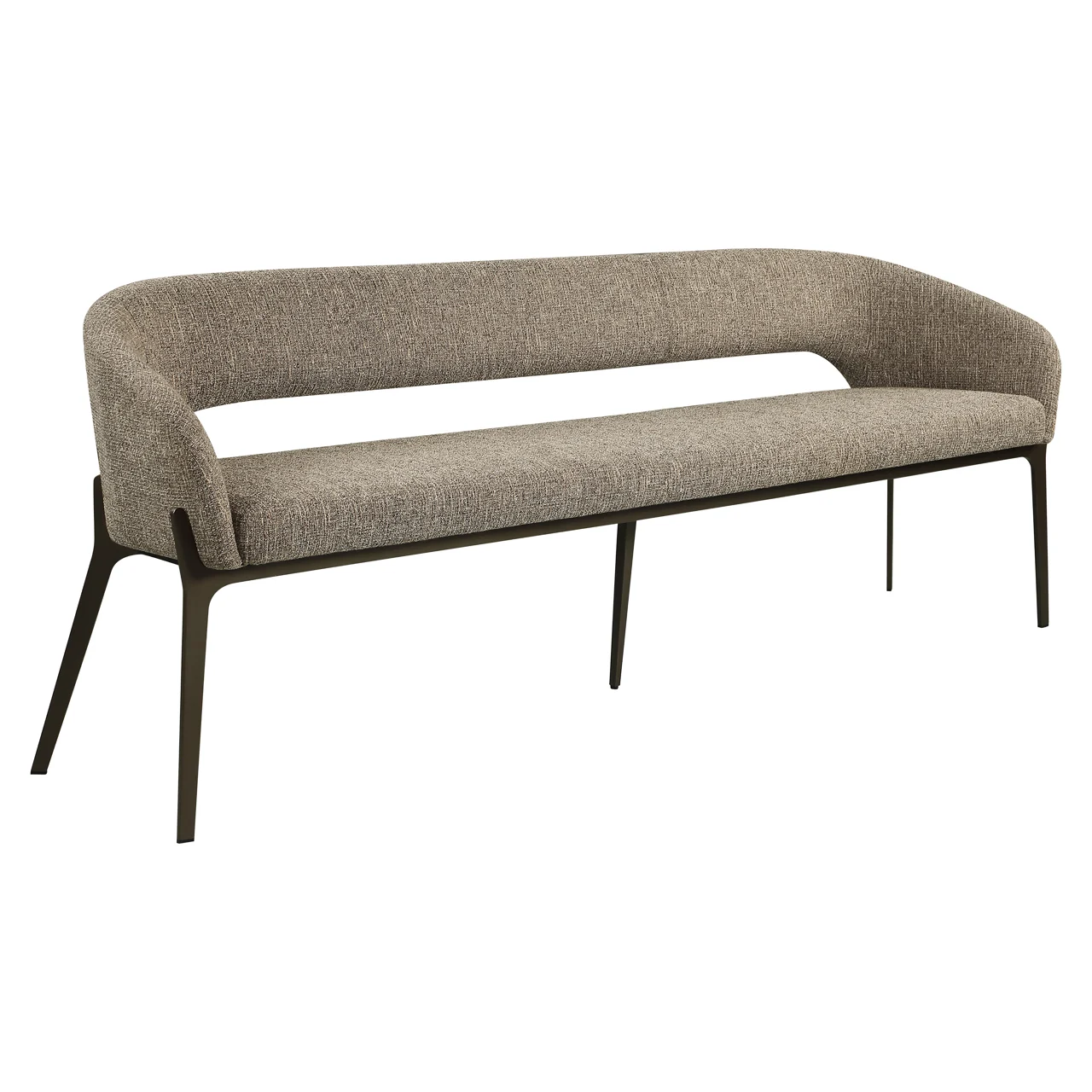 Eetkamer Bank Kenzi Brown Tweed