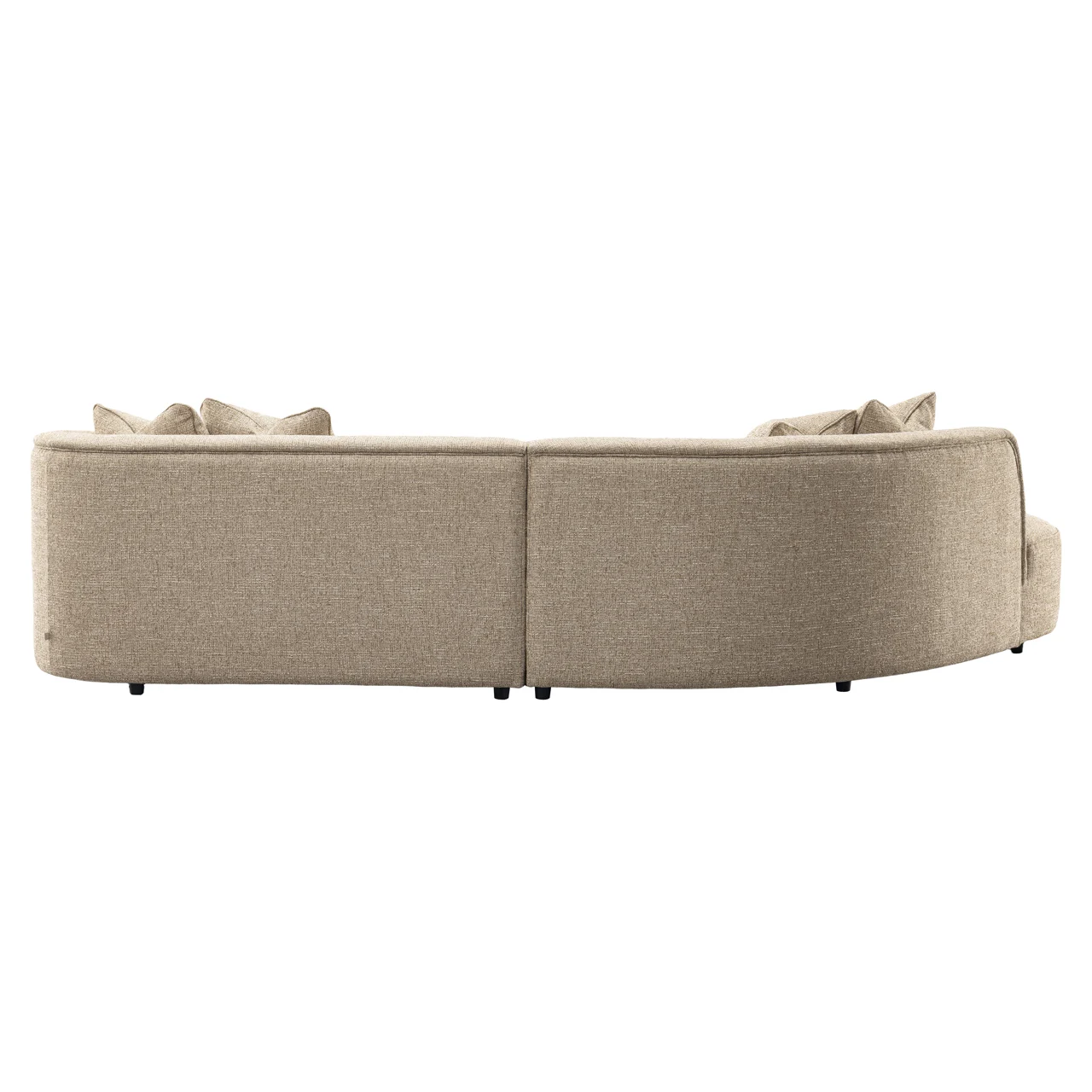 Bank Romero Sand Tweed Ottoman Left Fire Retardant - Afbeelding 4