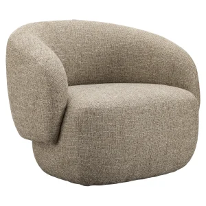 Alternative view of Lounge Stoel Milano Sand Tweed Fire Retardant