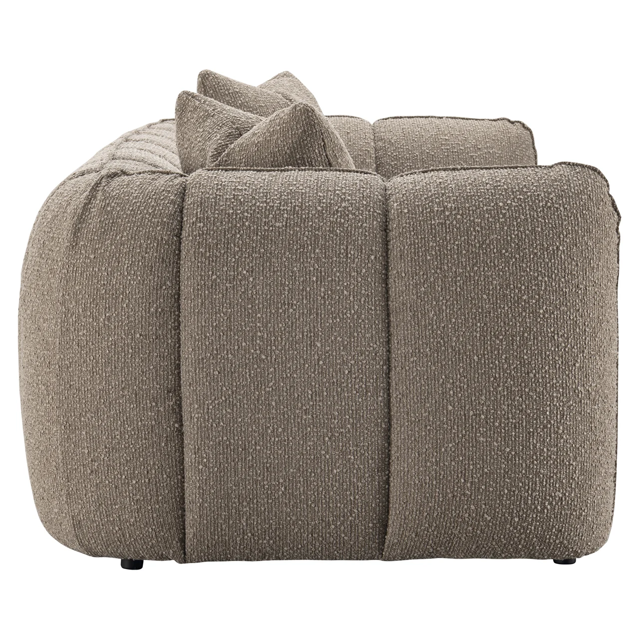 Bank Hogan Mocca Chunky 3-Seater Fire Retardant - Afbeelding 2