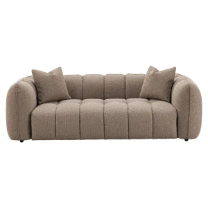 Bank Hogan Mocca Chunky 3-Seater Fire Retardant