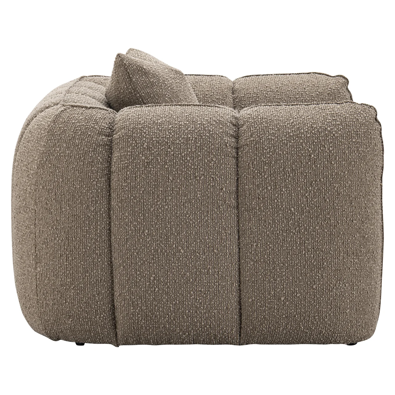 Lounge Stoel Hogan Mocca Chunky Fire Retardant - Afbeelding 2