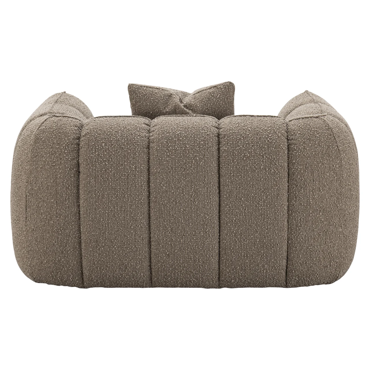 Lounge Stoel Hogan Mocca Chunky Fire Retardant - Afbeelding 3