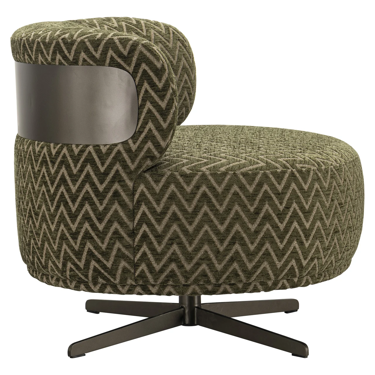 Lounge Stoel Lauren Moss Chevron Swivel - Afbeelding 3