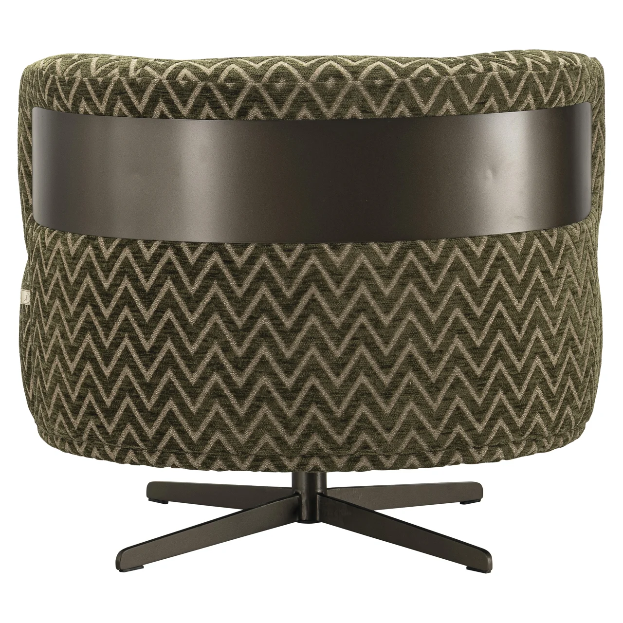 Lounge Stoel Lauren Moss Chevron Swivel - Afbeelding 4