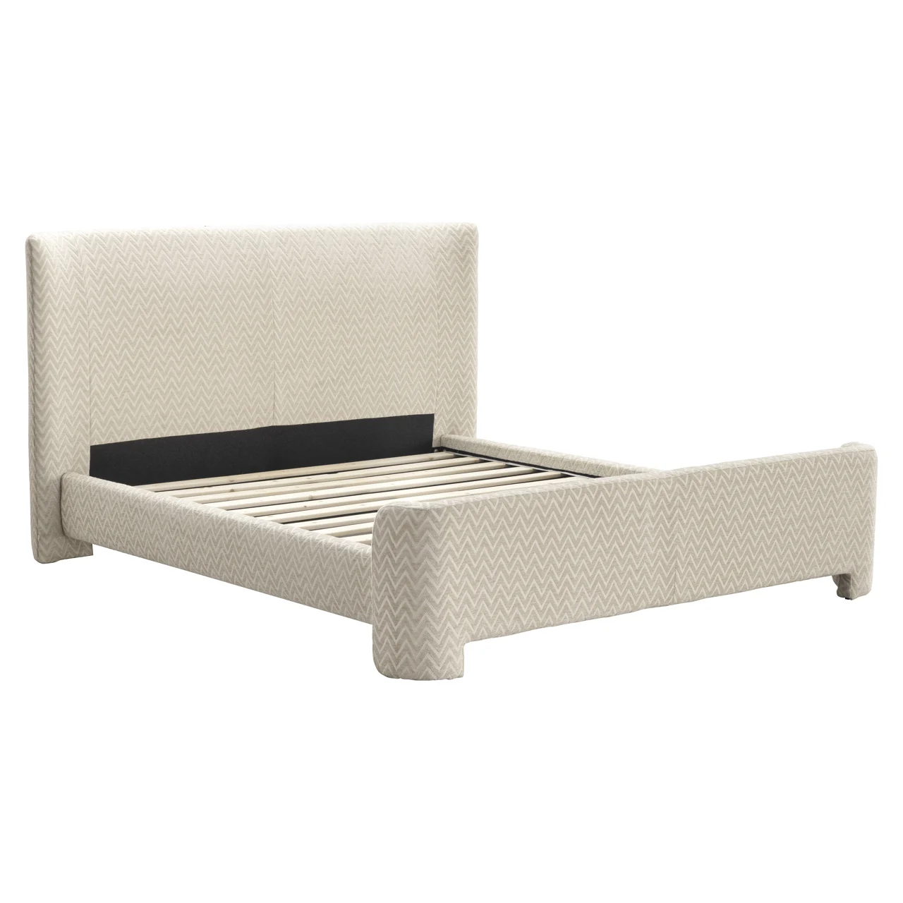 Bed Divana Beige Chevron 160X200 - Afbeelding 2