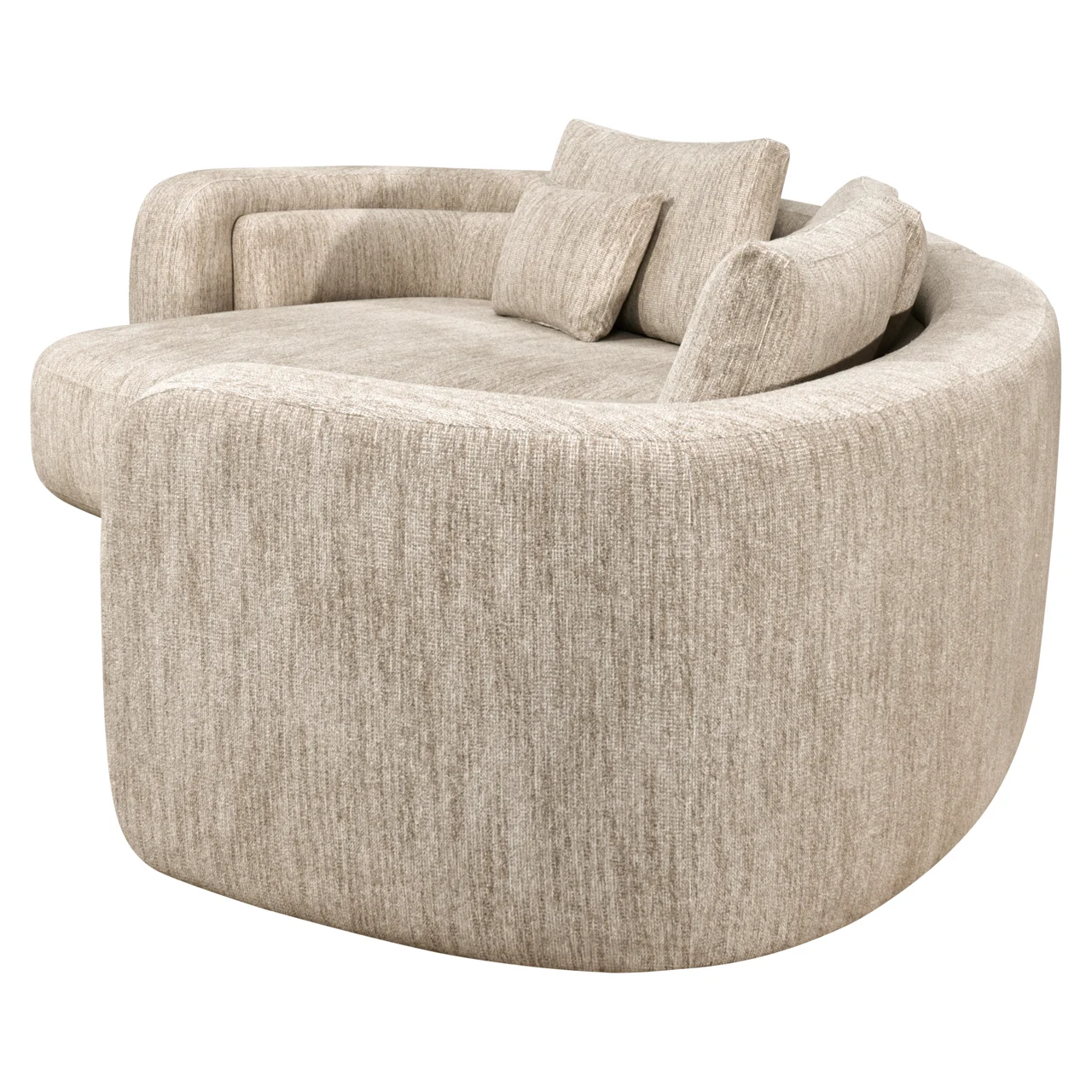 Bank Angusto Natural Softweave Lounge Left - Afbeelding 4